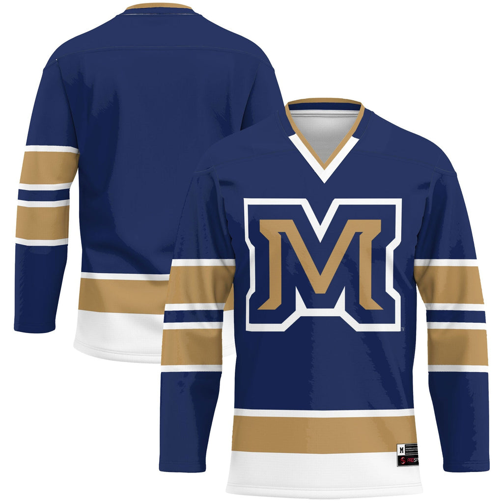 Blue Montana State Bobcats Hockey Jersey