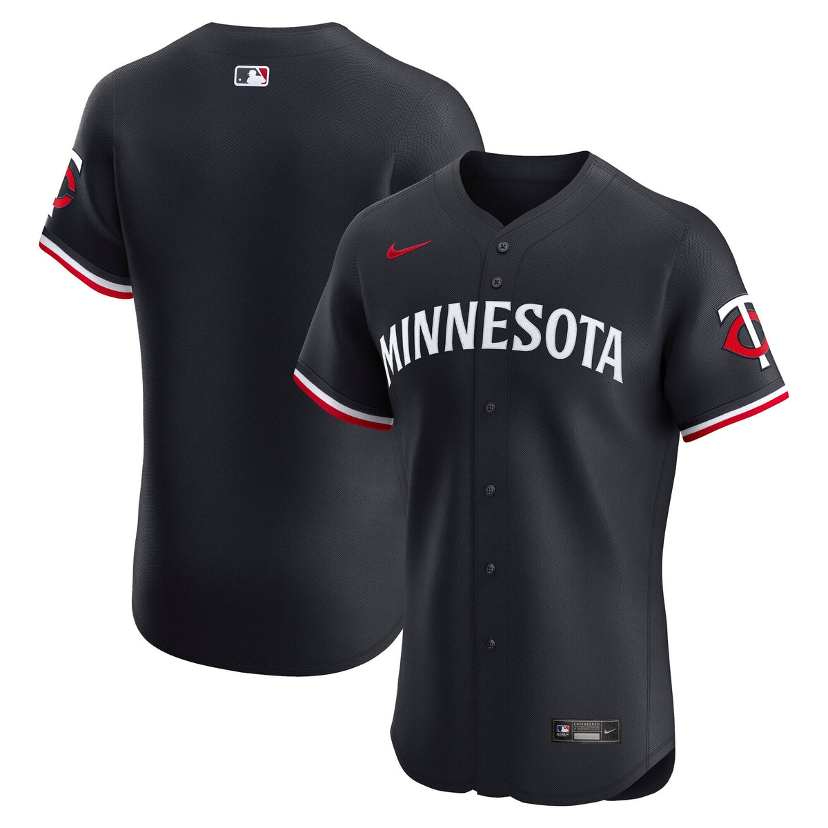 Minnesota Twins Navy Alternate 2 Elite Baseball Jersey