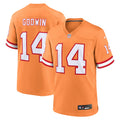 Tampa Bay Buccaneers Chris Godwin Orange Throwback Game Football Jersey
