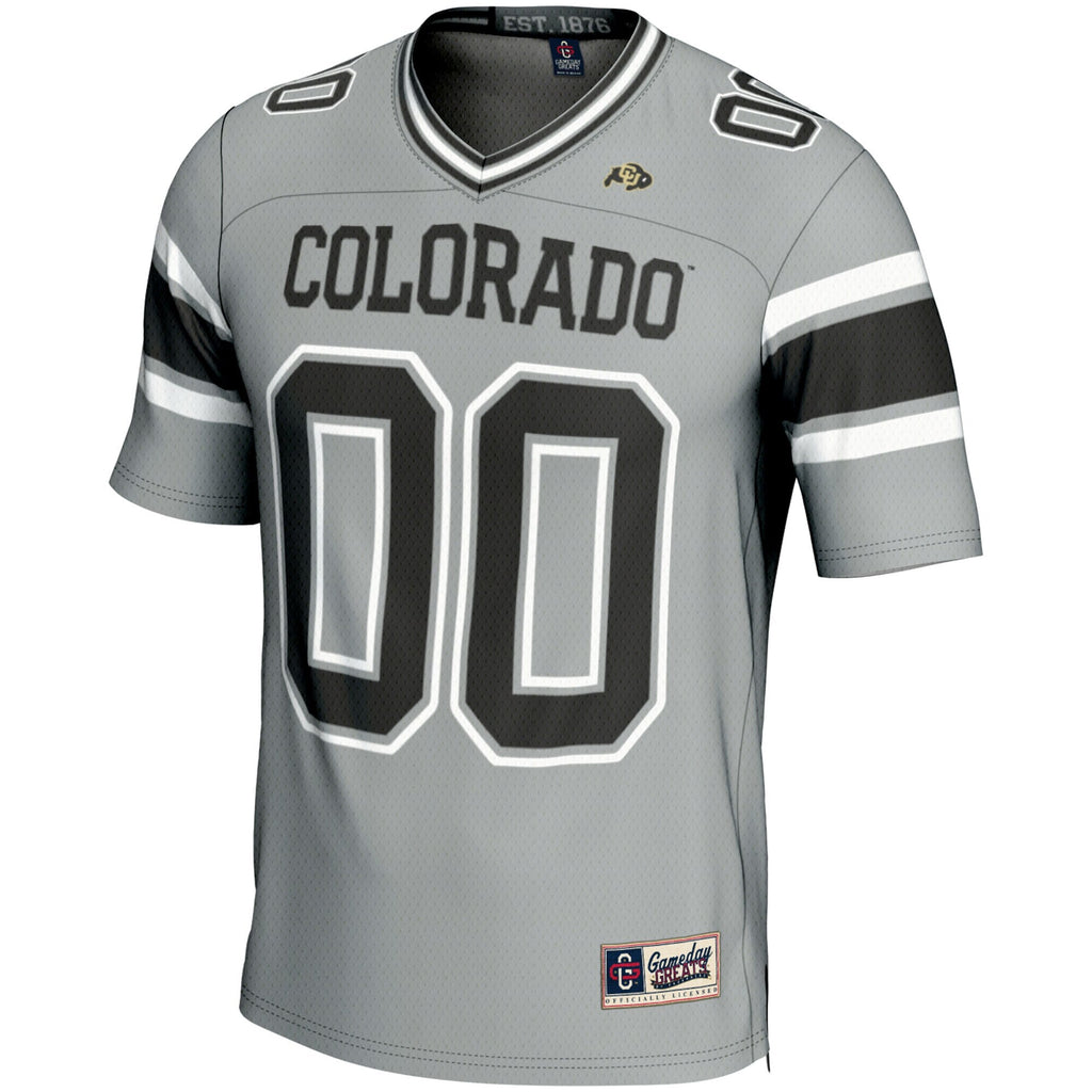 Colorado Buffaloes NIL Pick-A-Player Football Jersey - Gray