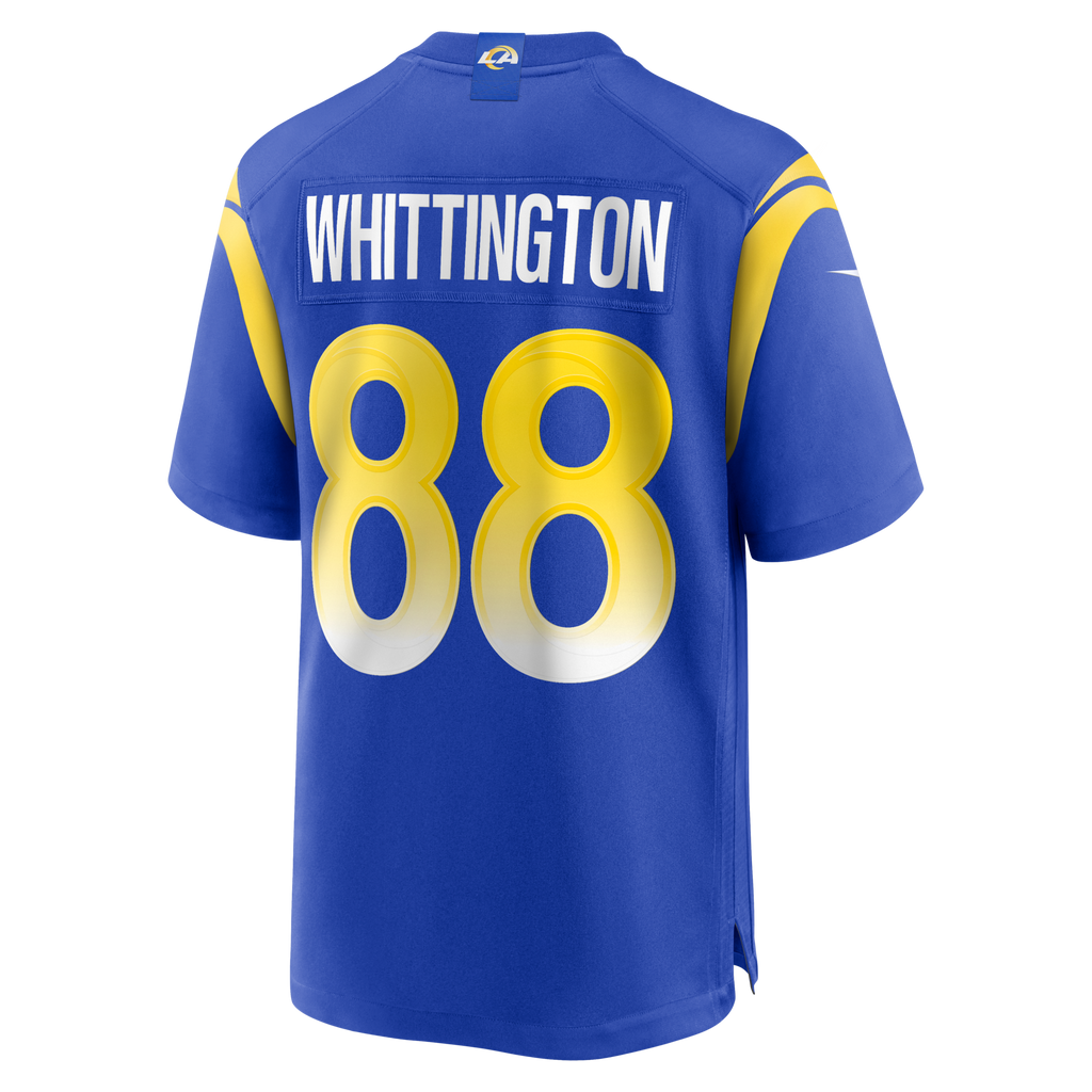 Los Angeles Rams Jordan Whittington Royal Team Game Football Jersey
