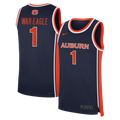 Navy Auburn Tigers #1 Road War Eagle Replica Basketball Jersey