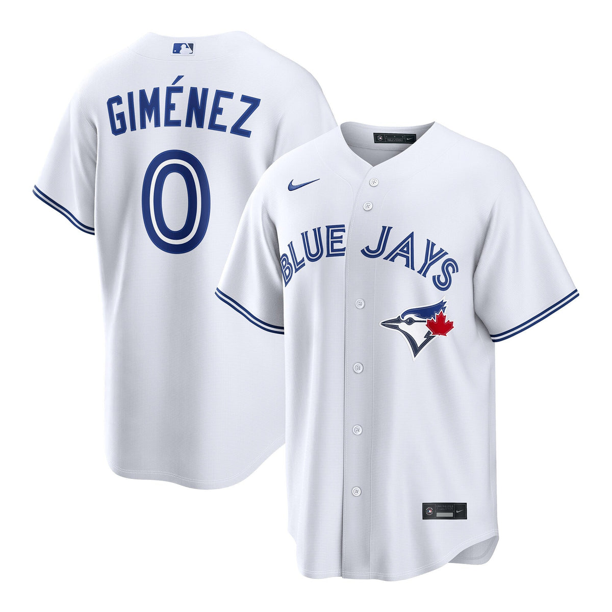 Toronto Blue Jays Andrés Giménez White Home Replica Baseball Jersey