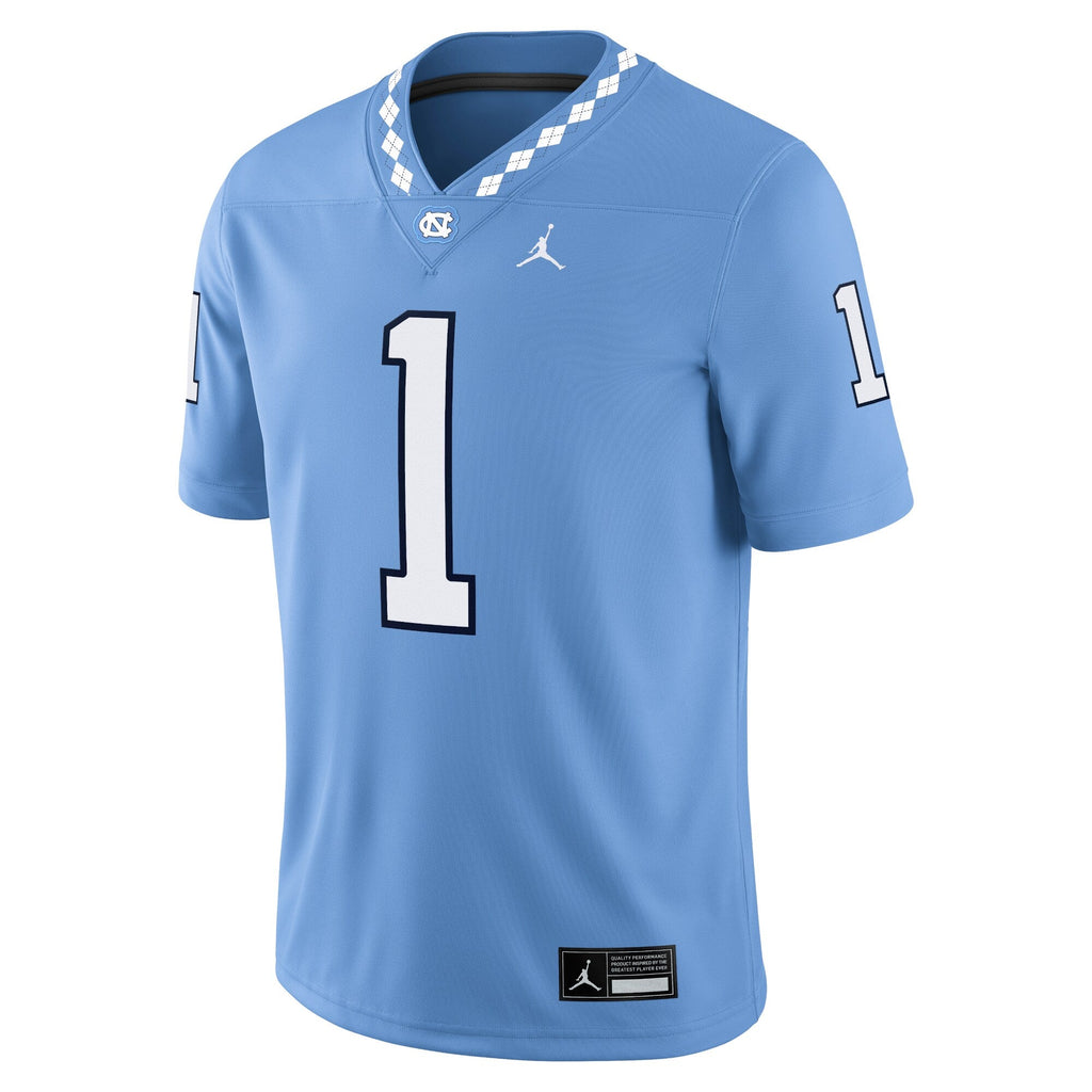 #1 North Carolina Tar Heels Game Jersey - Carolina Blue
