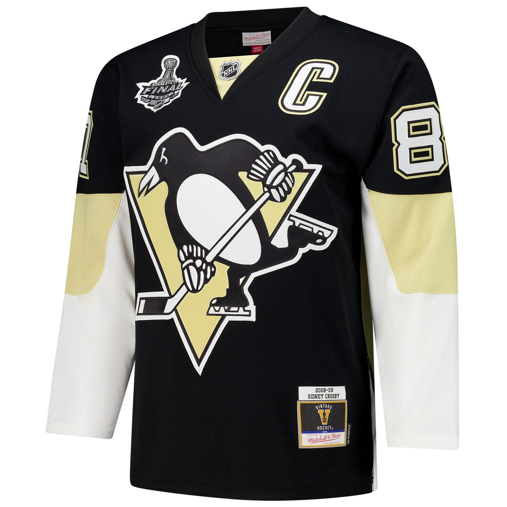 Pittsburgh Penguins Sidney Crosby Black 2008-09 Power Play Jersey