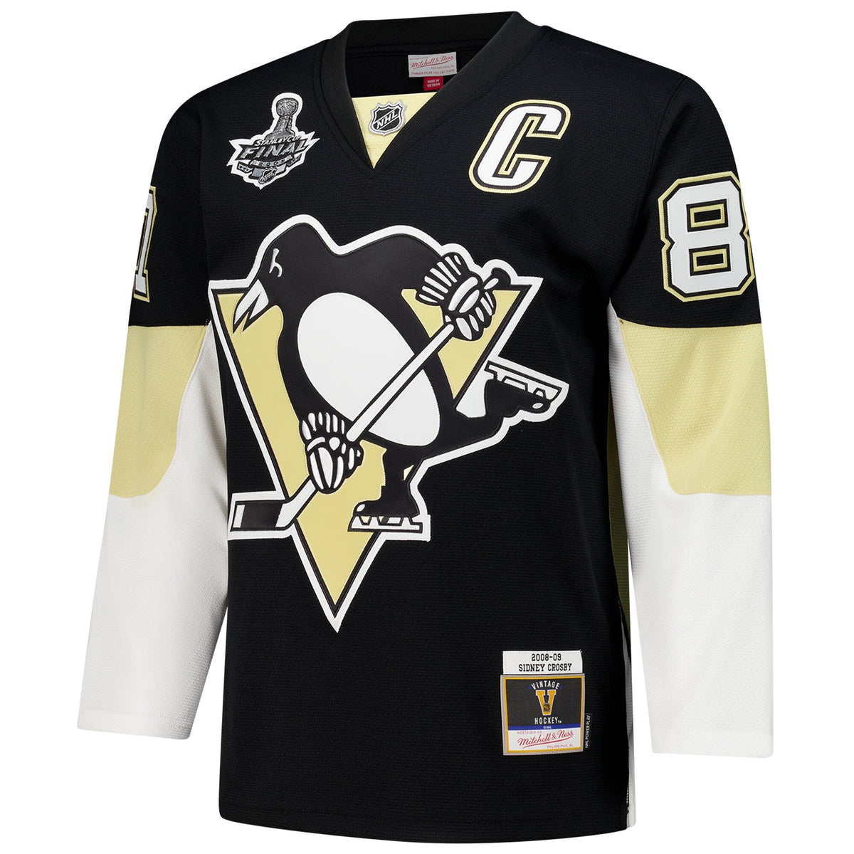 Pittsburgh Penguins Sidney Crosby Black 2008-09 Power Play Jersey