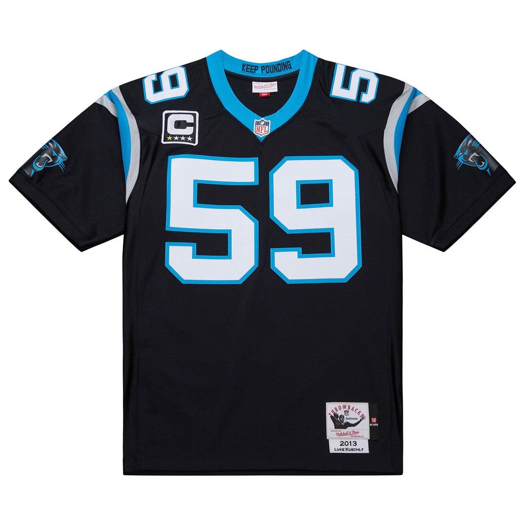 Carolina Panthers Luke Kuechly Black 2013 Throwback Retired Player Football Jersey