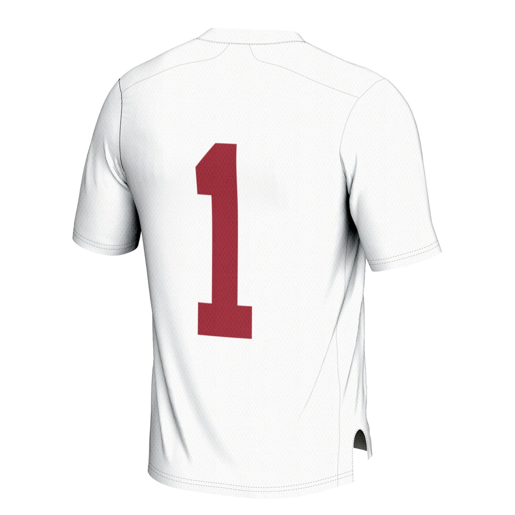 #1 White Alabama Crimson Tide Football Jersey