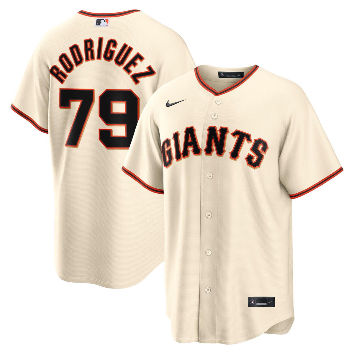 San Francisco Giants Jesus Rodriguez Cream Home Replica Baseball Jersey