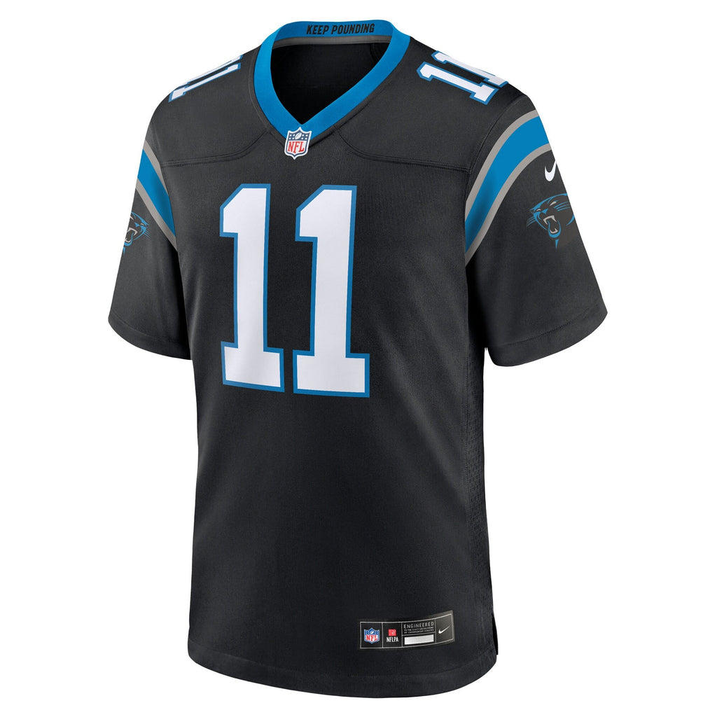 Carolina Panthers Nic Scourton Black Team Game Football Jersey