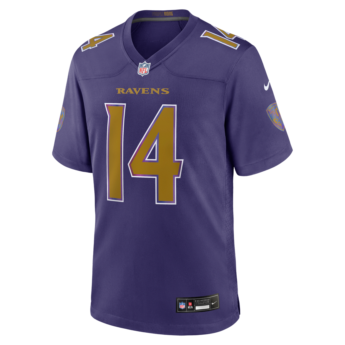 Baltimore Ravens Kyle Hamilton Purple Alternate Game Football Jersey