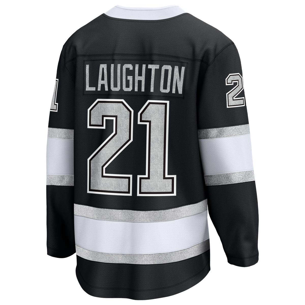 Los Angeles Kings Scott Laughton Black Home Breakaway Hockey Jersey