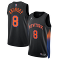 New York Knicks Statement Edition Jersey - Black - OG Anunoby
