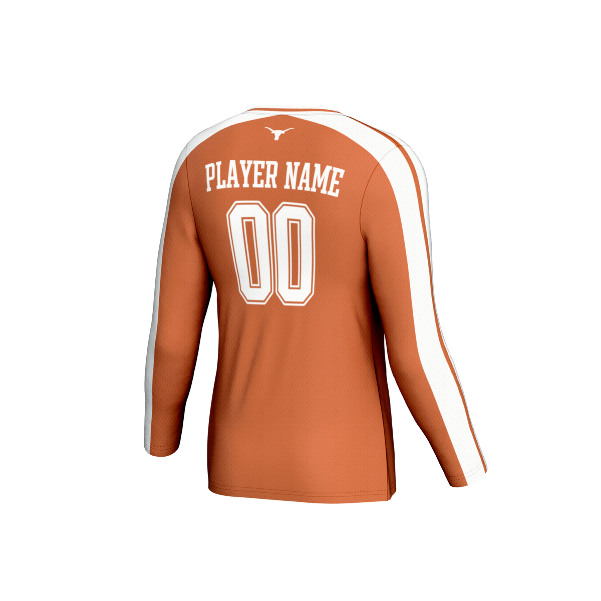 Texas Longhorns NIL Pick-A-Player Lightweight Collegiate Volleyball Fashion Jersey - Texas Orange