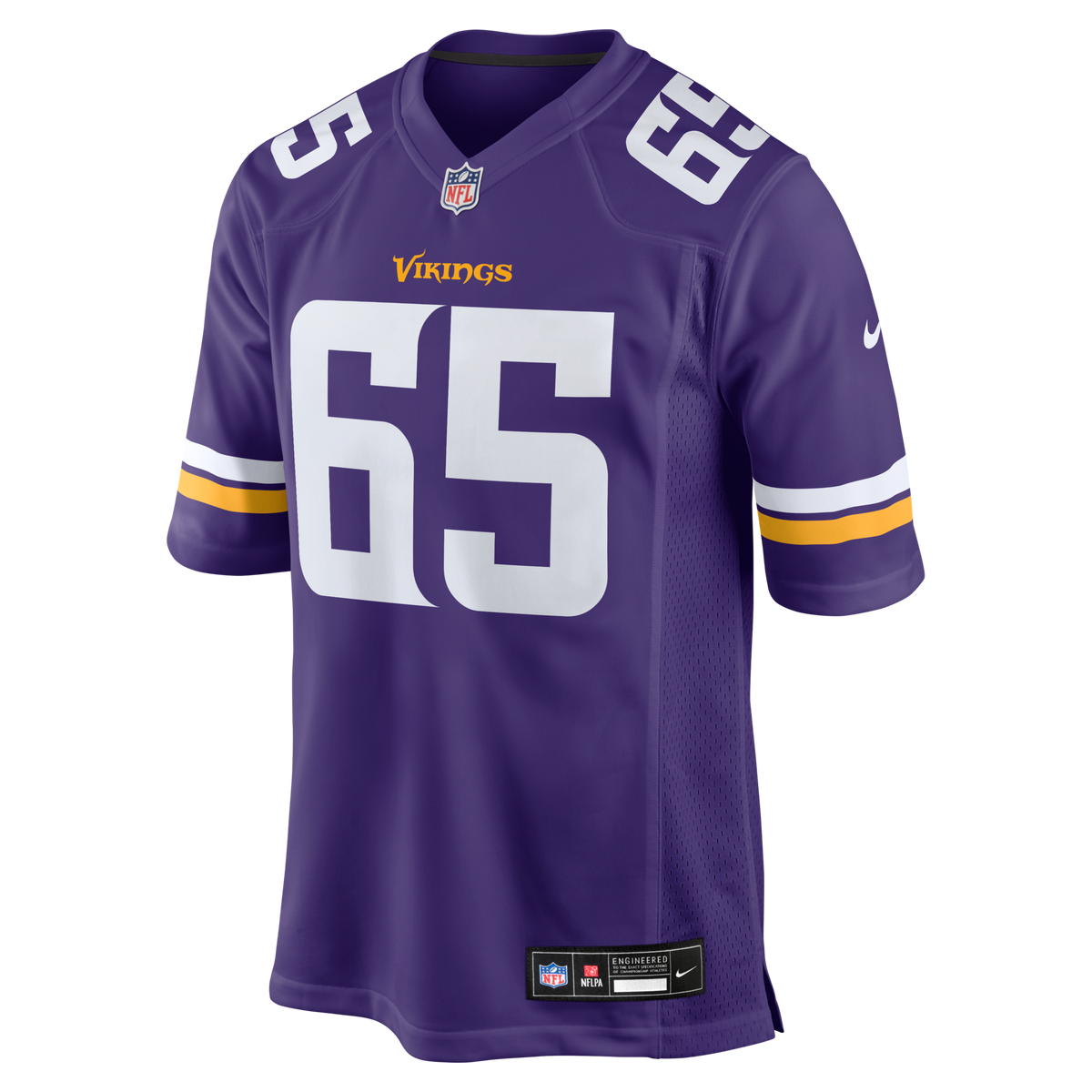 Minnesota Vikings Michael Jurgens Purple Game Football Jersey