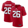 Atlanta Falcons CJ Henderson Red Team Game Football Jersey