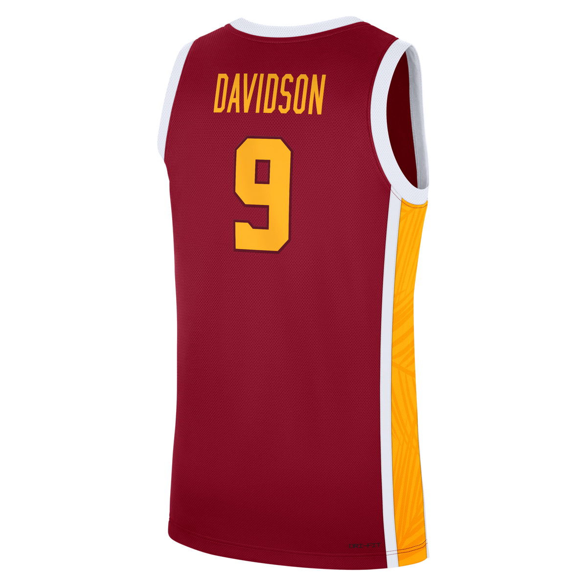Jazzy Davidson Cardinal USC Trojans Road Replica Basketball Jersey