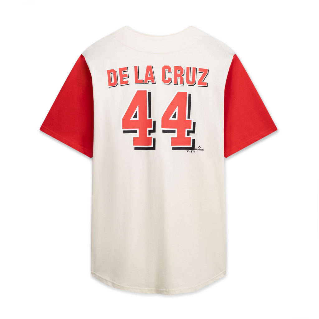 Cincinnati Reds Profile Cream/Red Big & Tall Two-Color Fashion Baseball Jersey