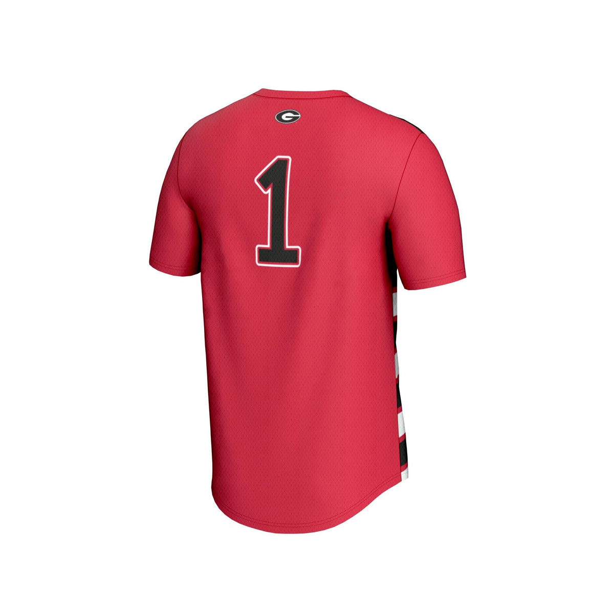 #1 Red Georgia Bulldogs Lightweight Soccer Fashion Jersey