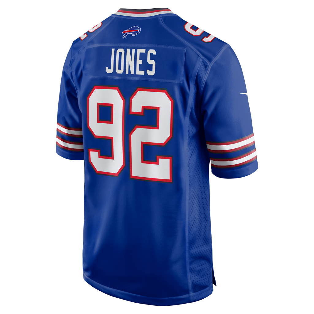 Buffalo Bills DaQuan Jones Royal Game Player Football Jersey
