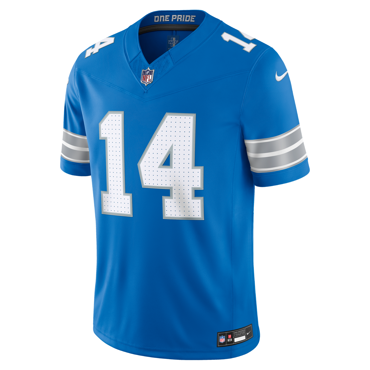 Detroit Lions Amon-Ra St. Brown Blue Team Vapor F.U.S.E. Stitched Limited Football Jersey