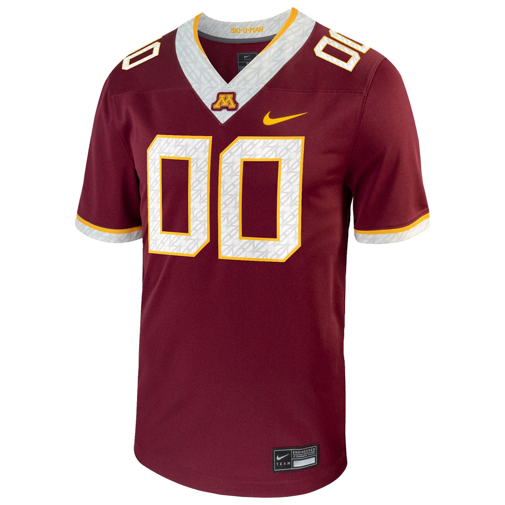 Minnesota Golden Gophers Football Custom Game Jersey - Maroon