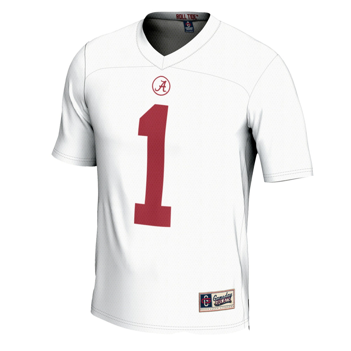 #1 White Alabama Crimson Tide Football Jersey