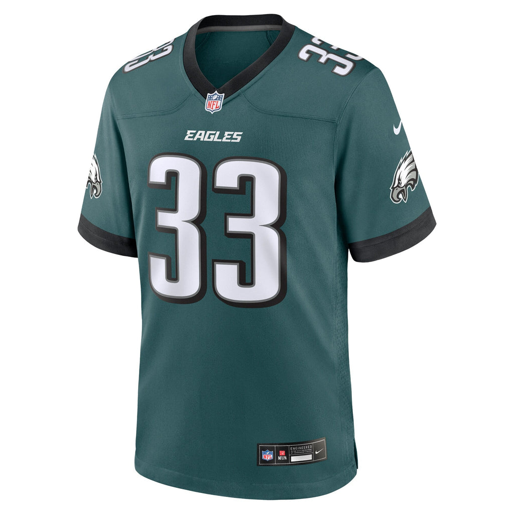 Philadelphia Eagles Cooper DeJean Green Game Football Jersey