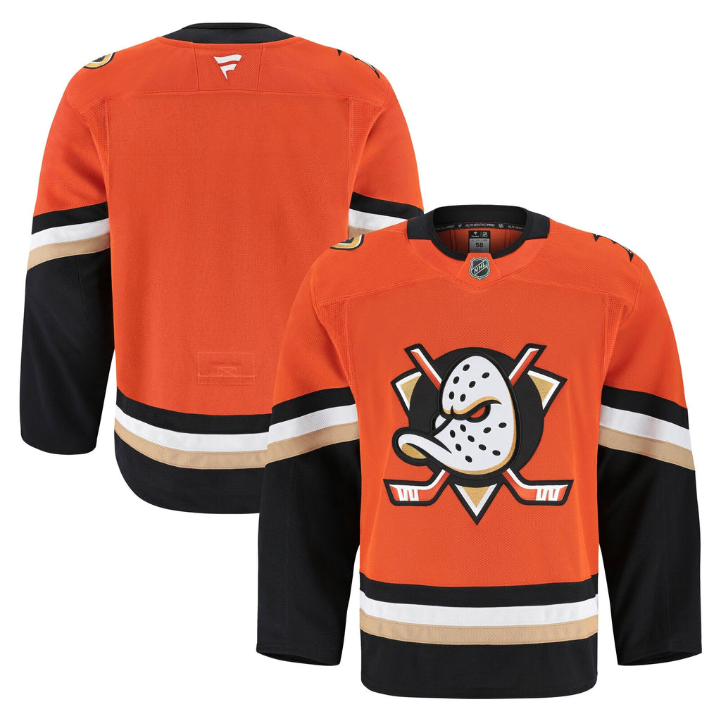 Anaheim Ducks Orange Home Pro Jersey