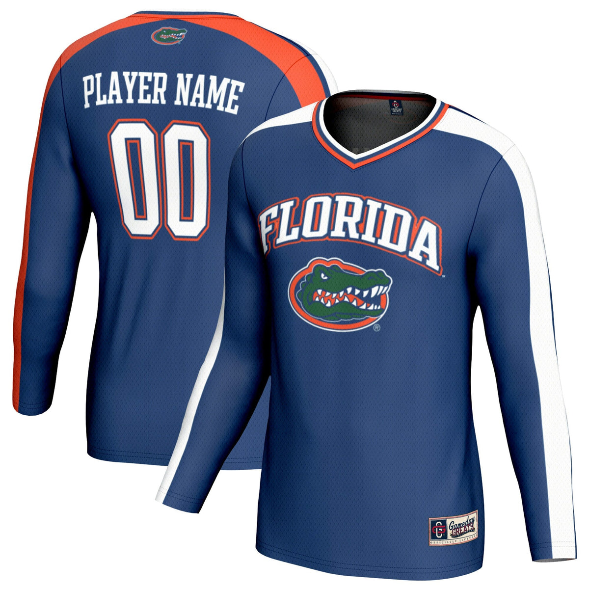Florida Gators NIL Pick-A-Player Lightweight Collegiate Volleyball Fashion Jersey - Royal