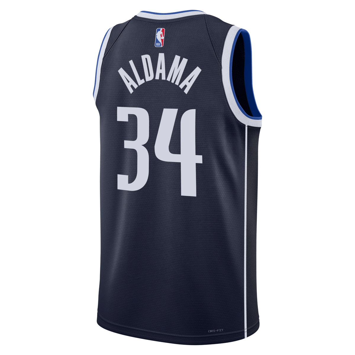 Dallas Mavericks Statement Edition Swingman Jersey - Navy - Santi Aldama
