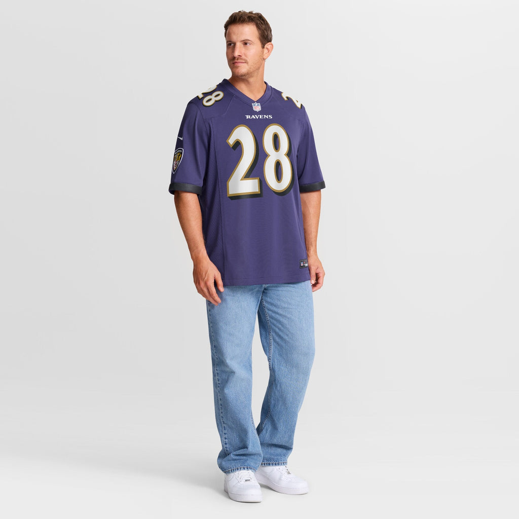 Baltimore Ravens Taven Bryan Purple Team Game Football Jersey