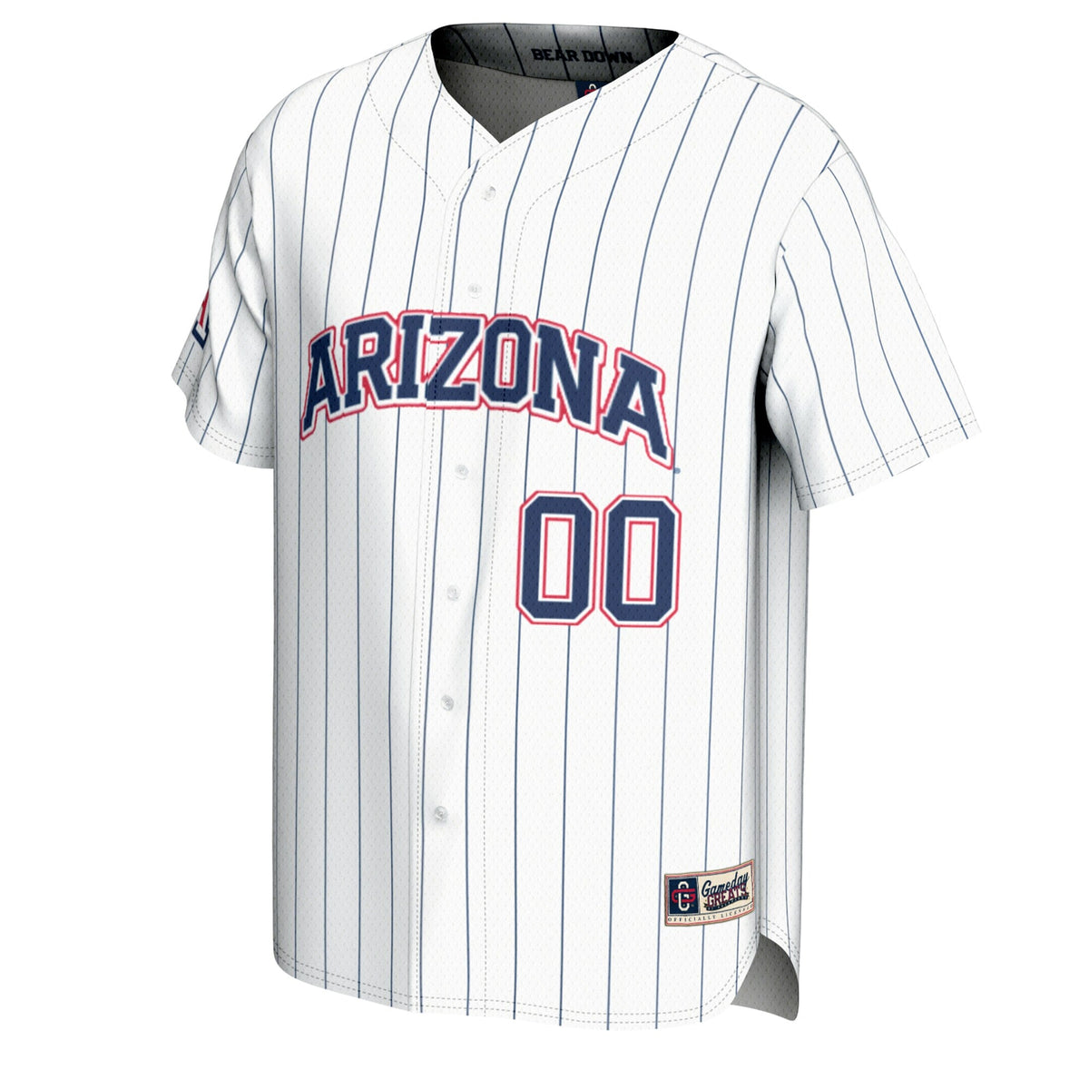 Arizona Wildcats NIL Pick-A-Player Lightweight Baseball Jersey - White