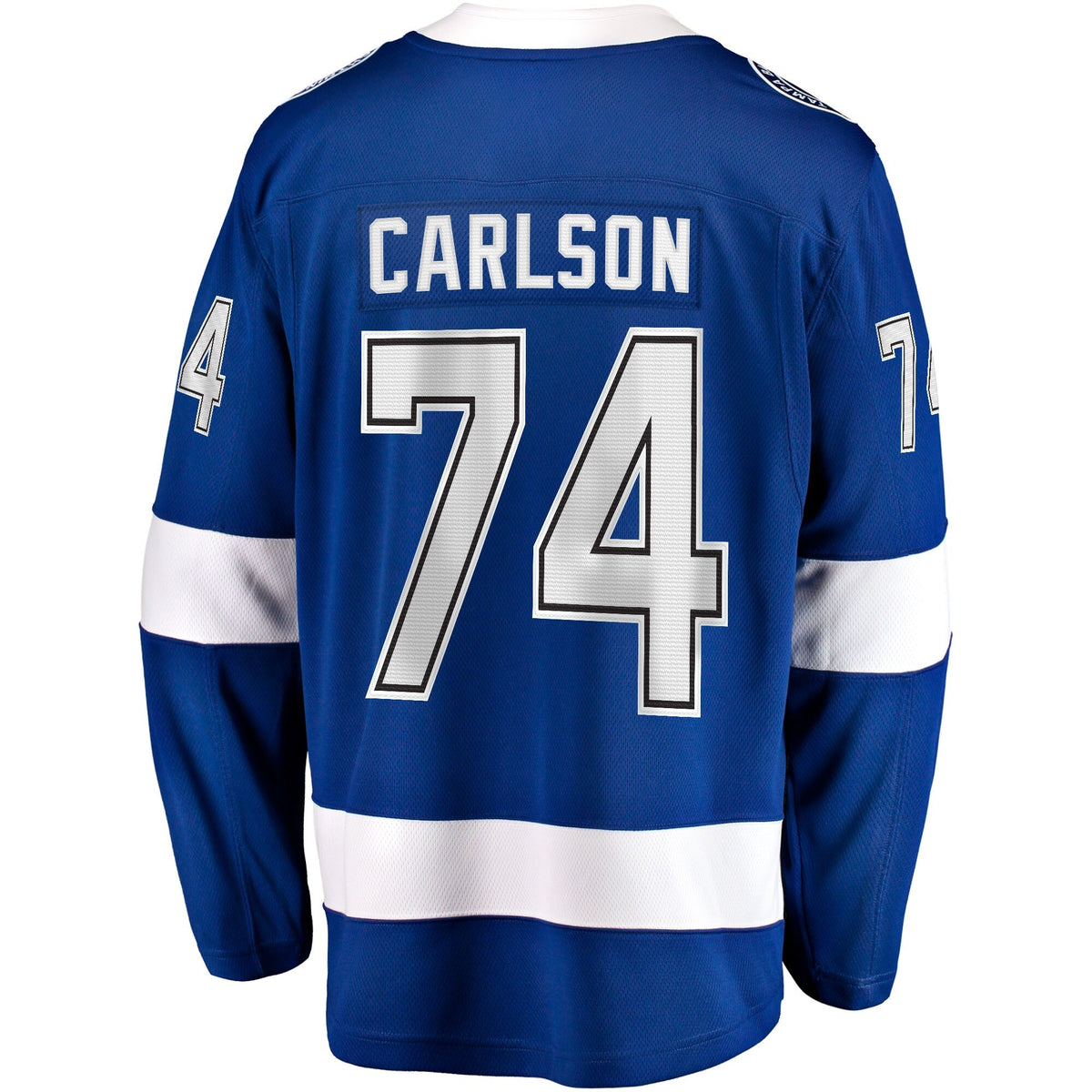 Tampa Bay Lightning John Carlson Blue Home Breakaway Hockey Jersey