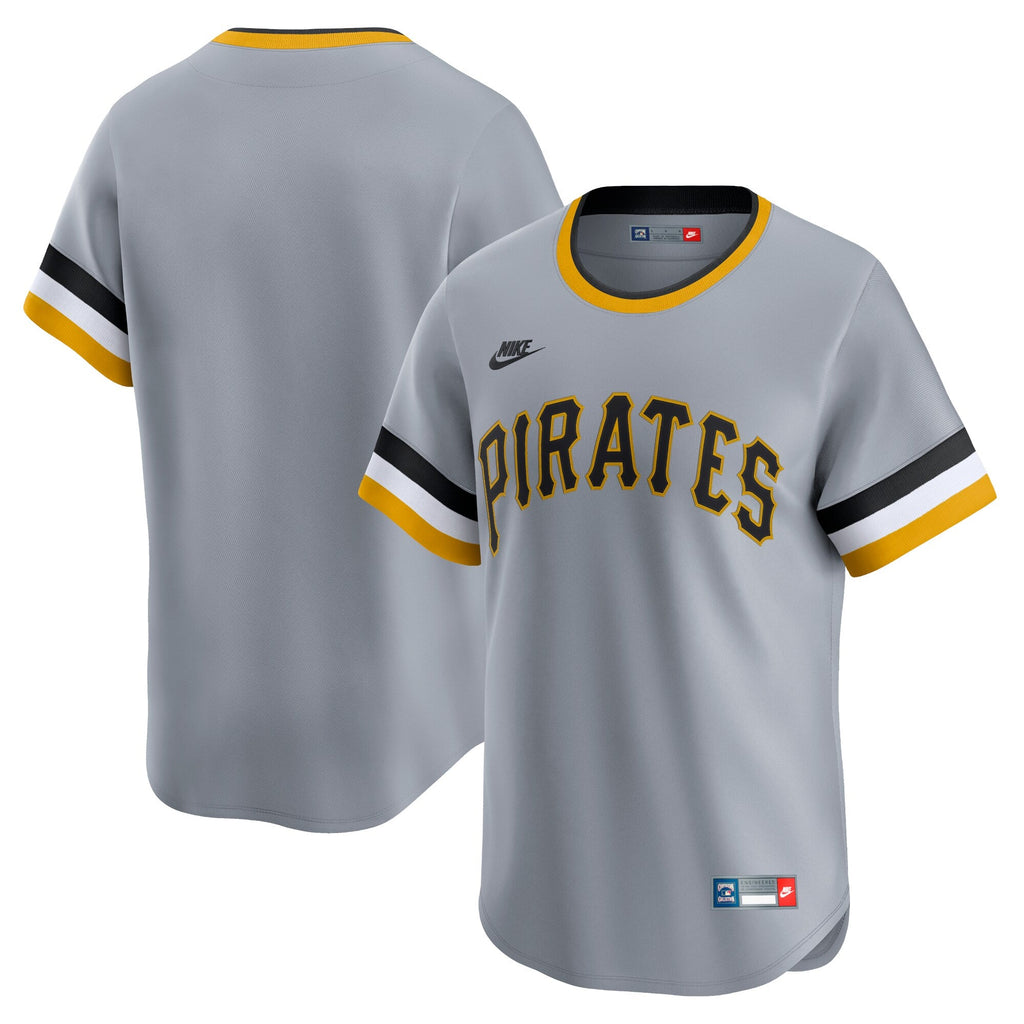 Pittsburgh Pirates Gray Cooperstown Collection Limited Baseball Jersey