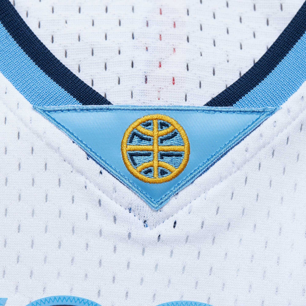 Nikola Jokic White Denver Nuggets 2016/17 Throwback Swingman Jersey