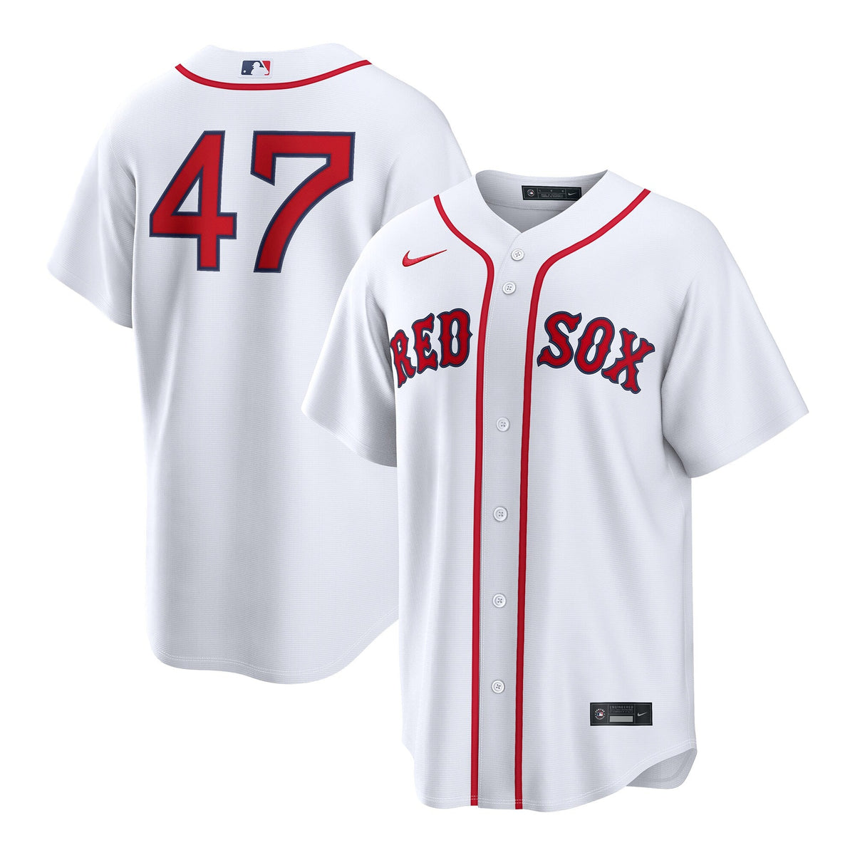 Boston Red Sox Jovani Moran White Home Replica Baseball Jersey