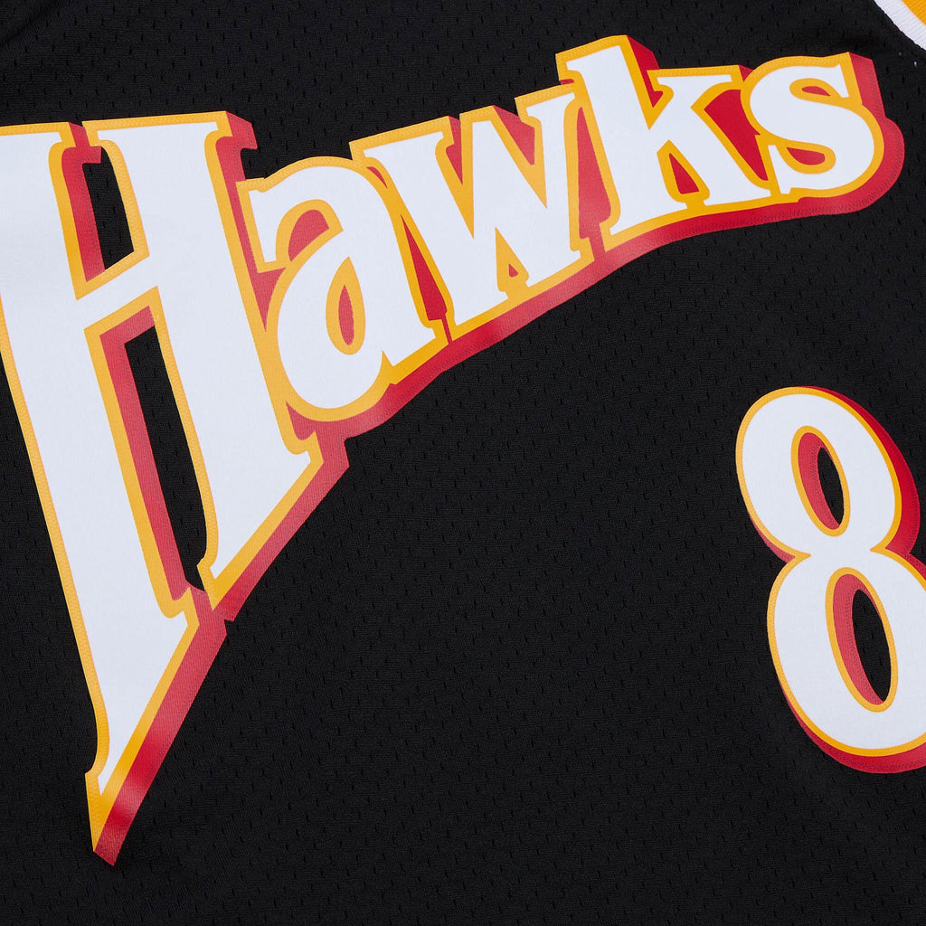 Atlanta Hawks Steve Smith 1994 Dark Jersey - Black
