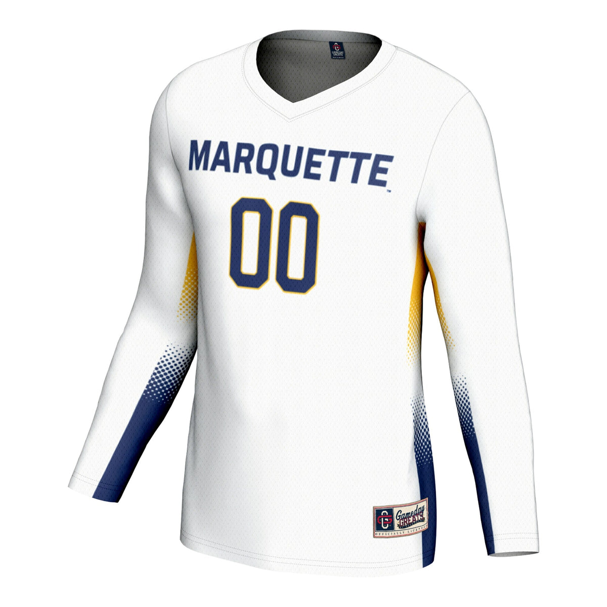 Marquette Golden Eagles NIL Lightweight Volleyball Jersey - White