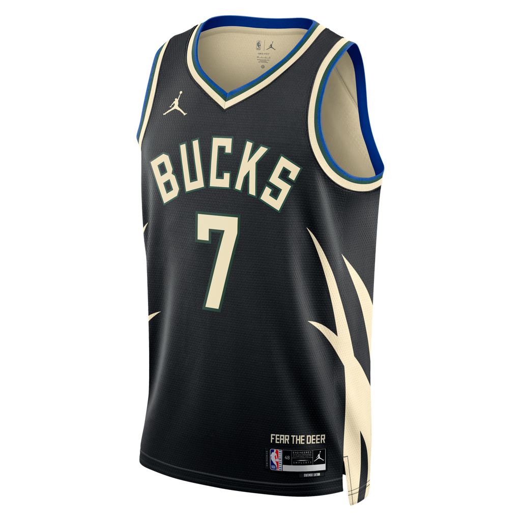 Milwaukee Bucks Statement Edition Swingman Jersey - Hunter Green - Kevin Porter Jr.
