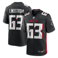 Atlanta Falcons Chris Lindstrom Black Game Football Jersey