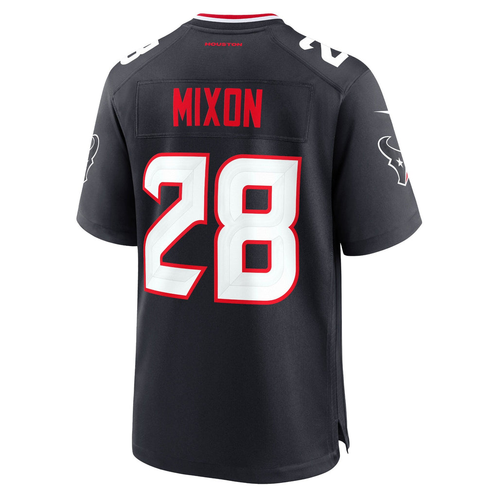 Houston Texans Joe Mixon Navy Game Football Jersey