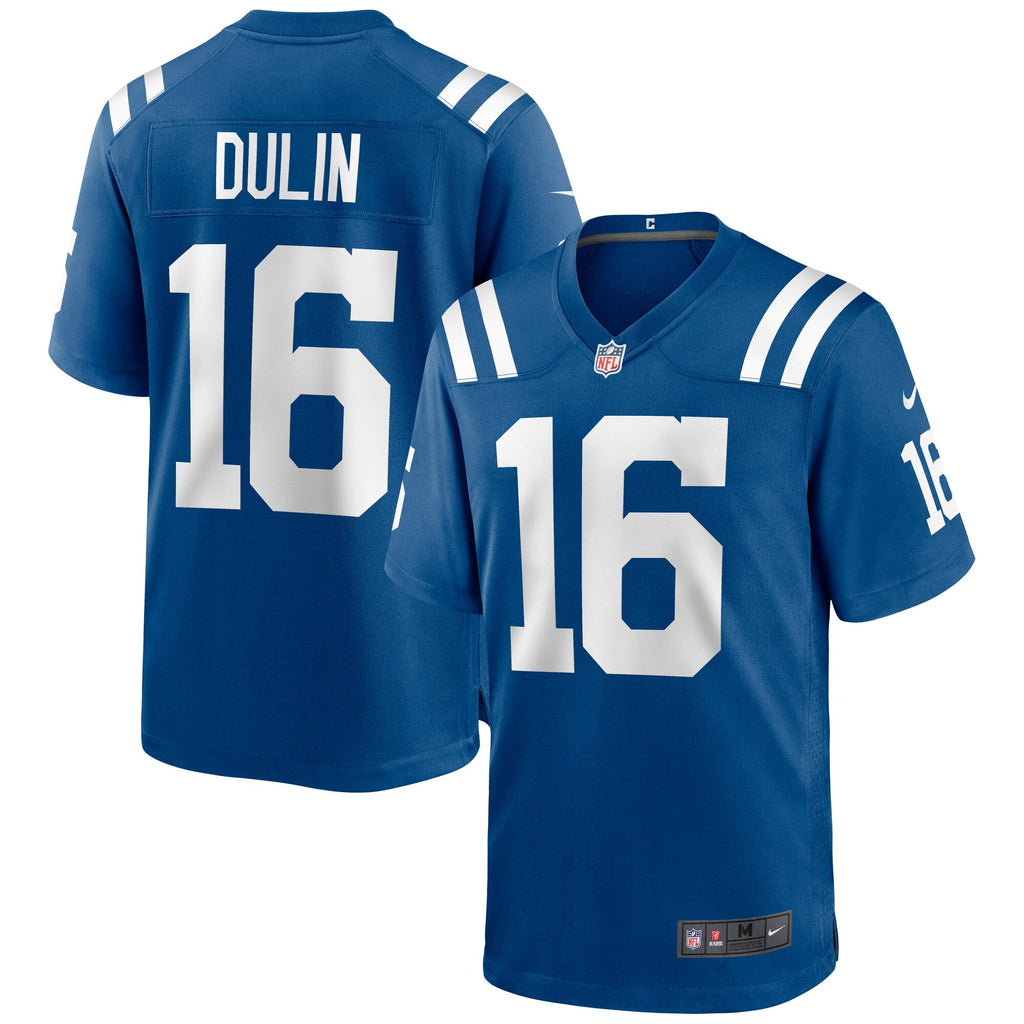 Indianapolis Colts Ashton Dulin Royal Game Football Jersey