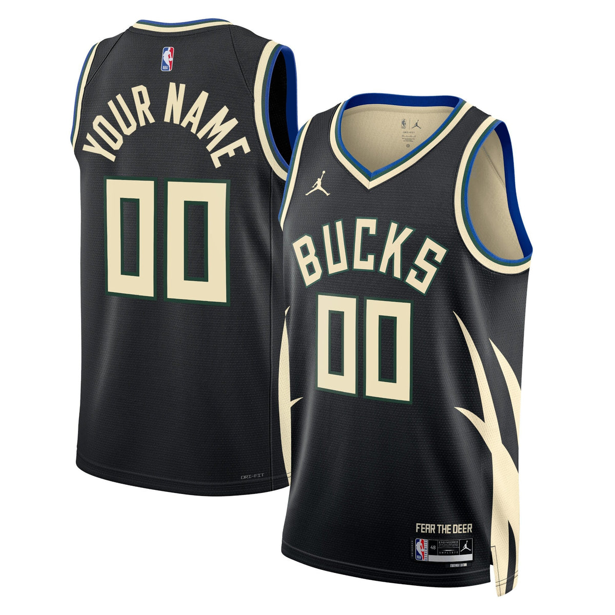 Milwaukee Bucks Statement Swingman Jersey - Custom