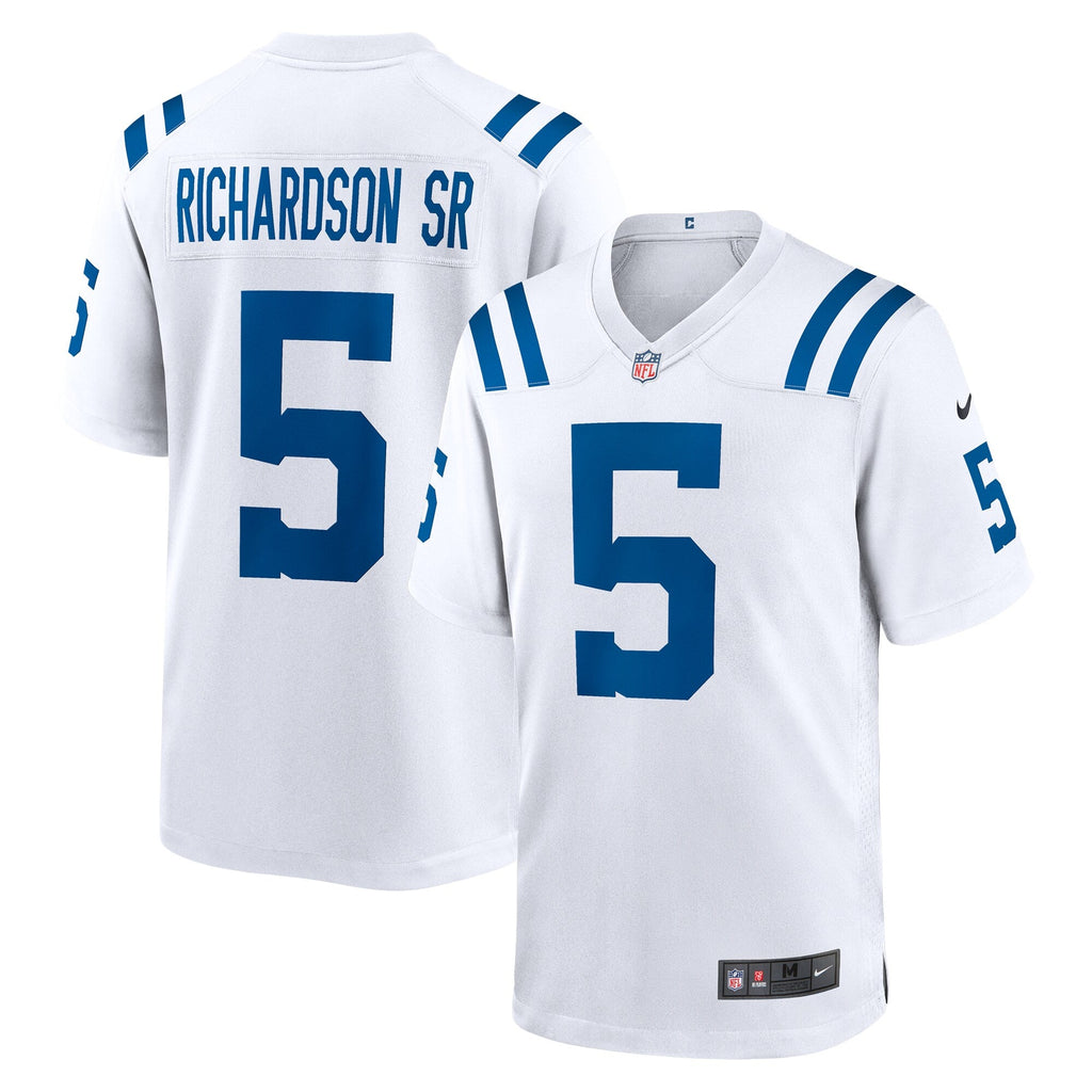 Indianapolis Colts Anthony Richardson Sr. White Game Football Jersey