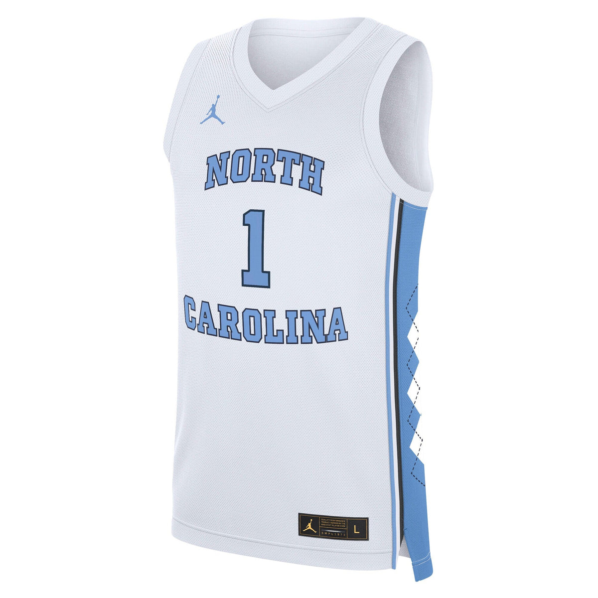 White North Carolina Tar Heels Home Replica Basketball Jersey