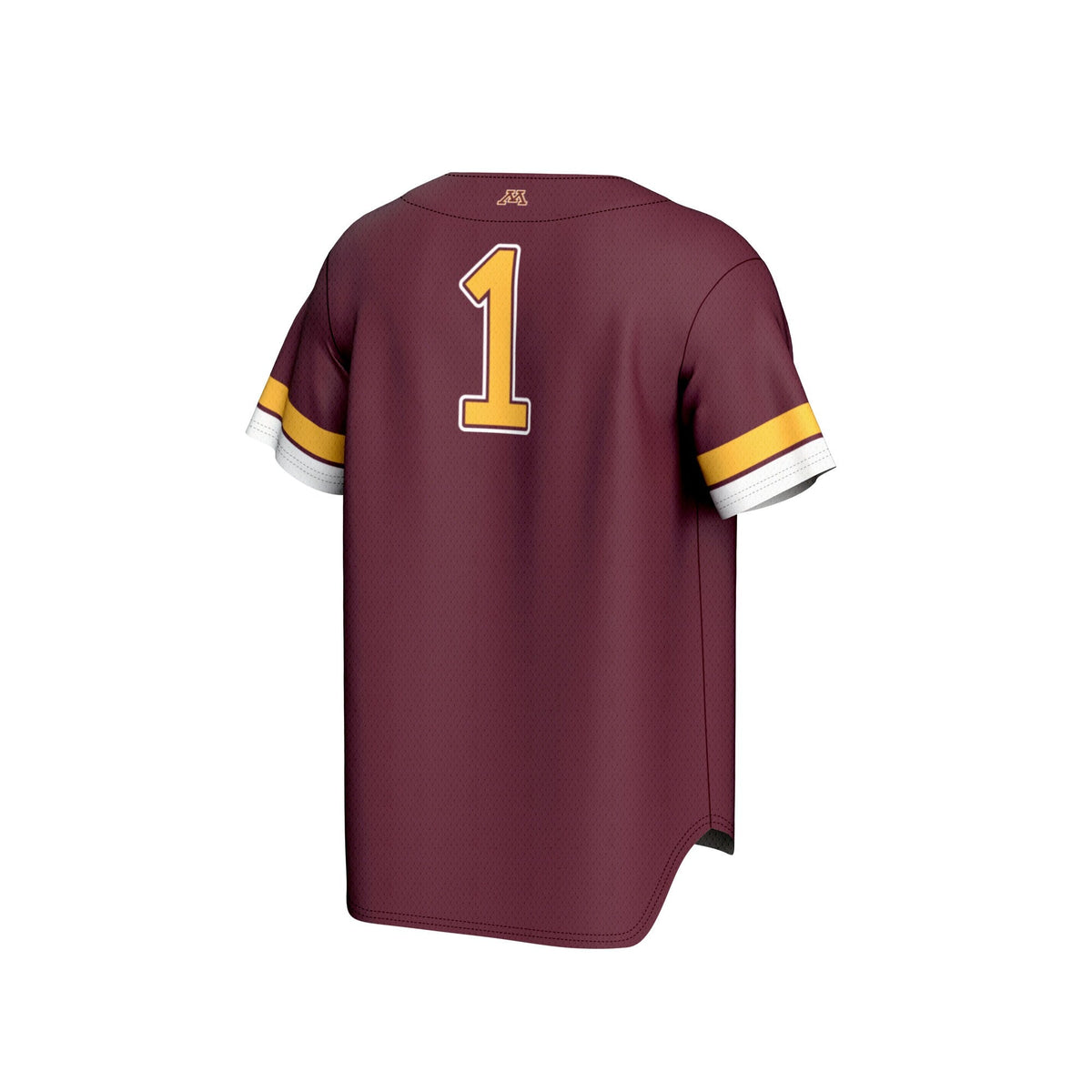 #1 Maroon Minnesota Golden Gophers Lightweight Collegiate Baseball Fashion Jersey