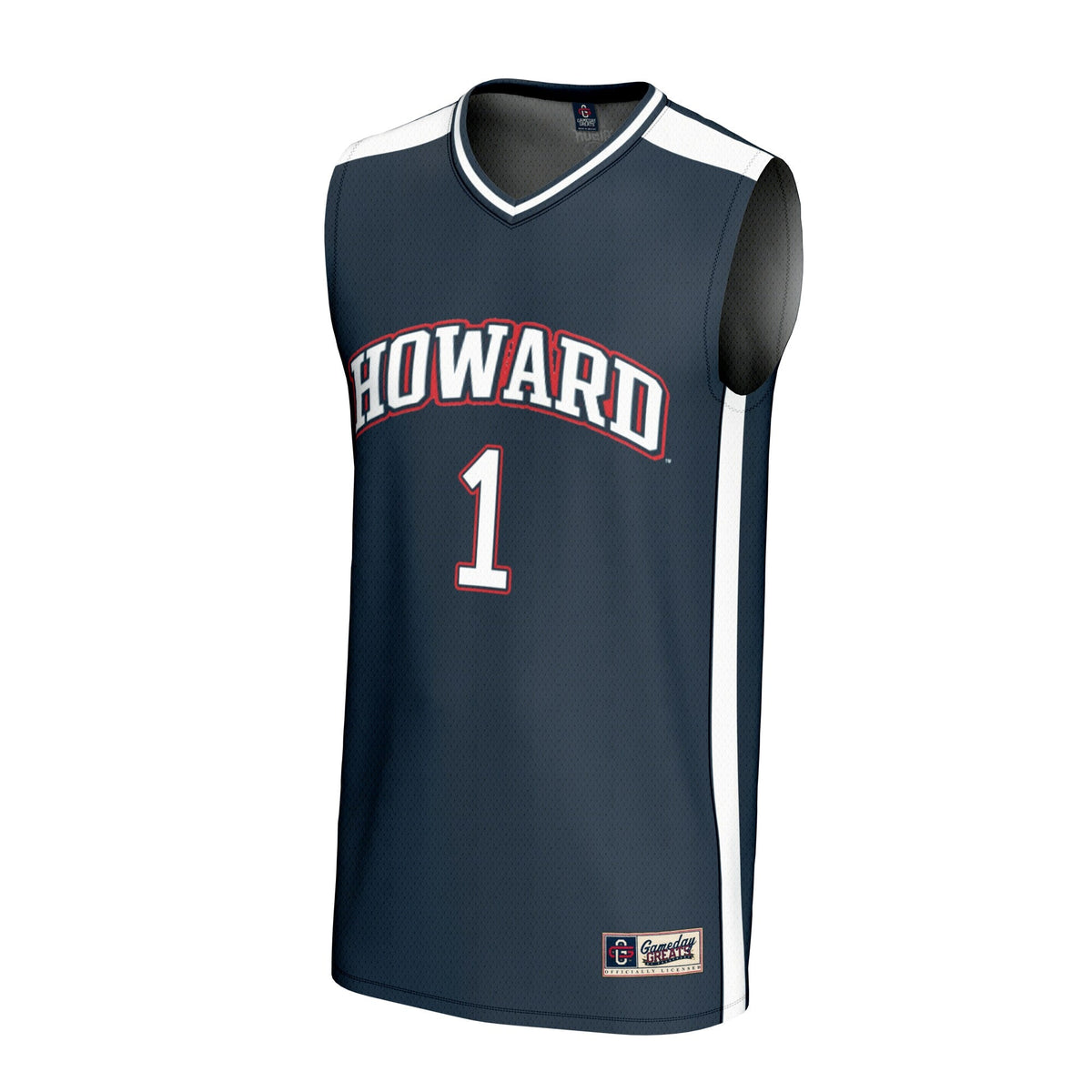 #1 Howard Bison Lightweight Basketball Fashion Jersey - Navy
