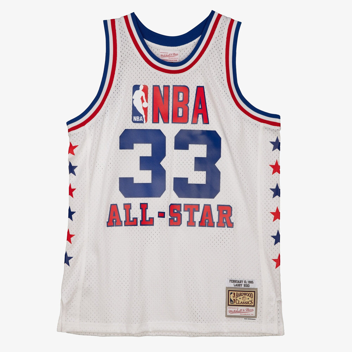 NBA Larry Bird 1985 All-Star Swingman Jersey - White
