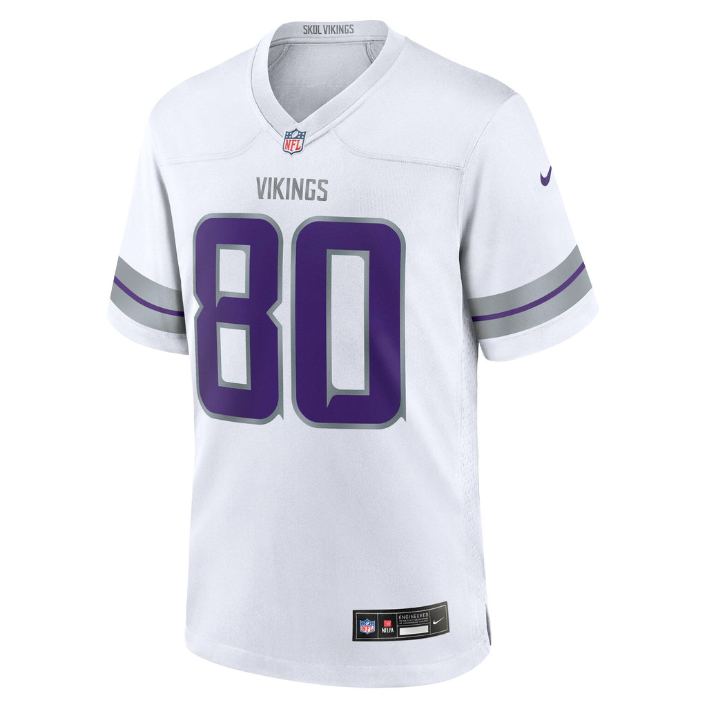 Minnesota Vikings Cris Carter White Alternate Retired Player Game Football Jersey
